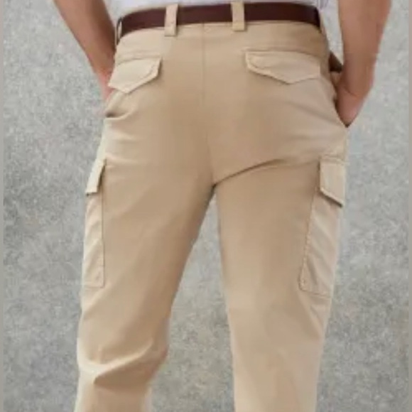 Brunello Cucinelli Leisure Fit Garment Dyed Trousers Sz 50/35 US - Picture 12 of 12